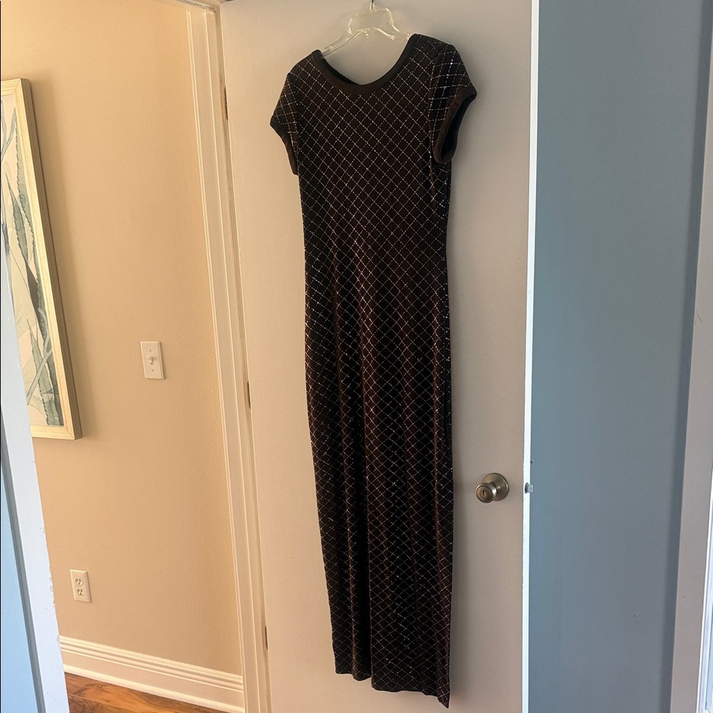 Chic Brown Maxi Dress